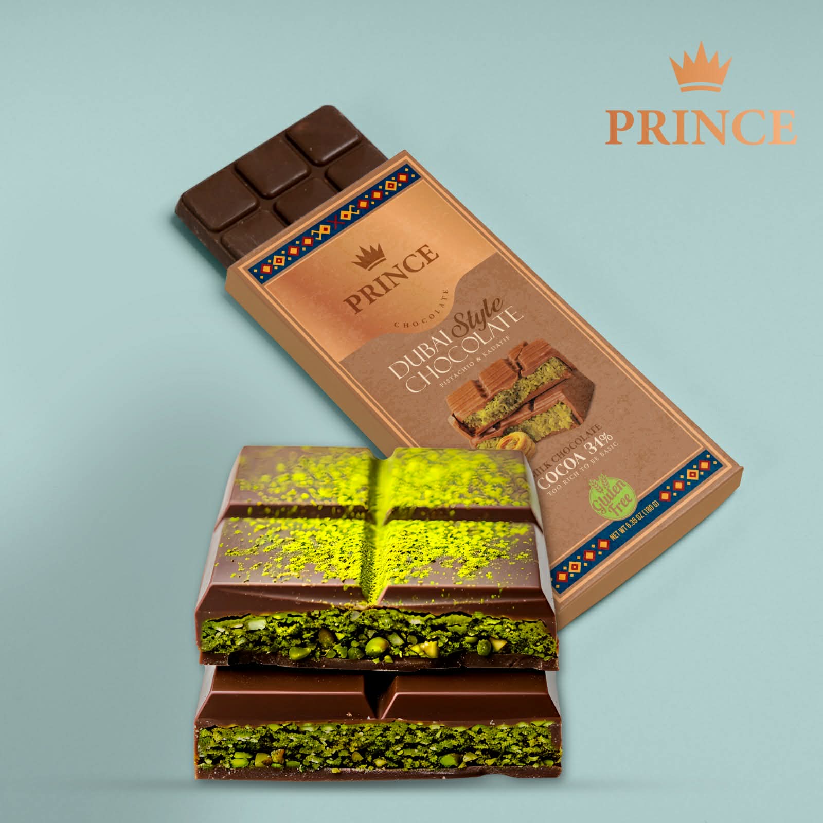 Prince Dubai Chocolate Style "Milk"